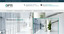 Desktop Screenshot of opti-gruppe.de
